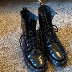 Dr. Martens Glossy Black Men's Boots